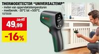 Promoties Bosch thermodetector universaltemp - Bosch - Geldig van 05/06/2024 tot 16/06/2024 bij Hubo