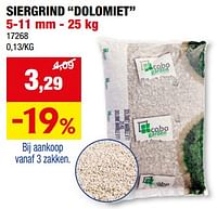 Promoties Siergrind dolomiet - Cobo Garden - Geldig van 05/06/2024 tot 16/06/2024 bij Hubo