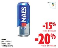 Promoties Maes pils - Maes - Geldig van 05/06/2024 tot 18/06/2024 bij Colruyt