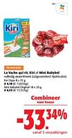 Promoties La vache qui rit, kiri of mini babybel volledig assortiment - Huismerk - Colruyt - Geldig van 05/06/2024 tot 18/06/2024 bij Colruyt