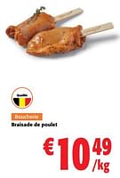Promotions Braisade de poulet - Produit maison - Colruyt - Valide de 05/06/2024 à 18/06/2024 chez Colruyt