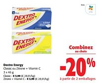 Promotions Dextro energy classic ou zitrone + vitamin c - Dextro Energy - Valide de 05/06/2024 à 18/06/2024 chez Colruyt