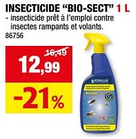 Promotions Insecticide bio-sect - Edialux - Valide de 05/06/2024 à 16/06/2024 chez Hubo