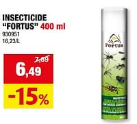Promotions Insecticide fortus - Fortus - Valide de 05/06/2024 à 16/06/2024 chez Hubo