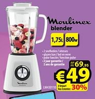 Promotions Moulinex blender lm430110 - Moulinex - Valide de 12/06/2024 à 19/06/2024 chez ElectroStock