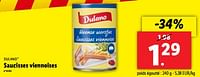 Promotions Saucisses viennoises - Dulano - Valide de 12/06/2024 à 18/06/2024 chez Lidl