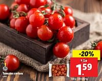 Promotions Tomates cerises - Produit maison - Lidl - Valide de 12/06/2024 à 18/06/2024 chez Lidl