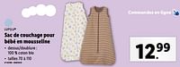 Promotions Sac de couchage pour bébé en mousseline - Lupilu - Valide de 12/06/2024 à 18/06/2024 chez Lidl
