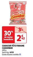 Promotions Caracub` fête foraine carambar - Carambar - Valide de 04/06/2024 à 16/06/2024 chez Auchan Ronq