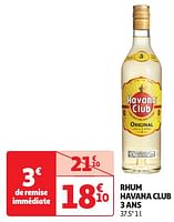 Promotions Rhum havana club 3 ans - Havana club - Valide de 04/06/2024 à 16/06/2024 chez Auchan Ronq