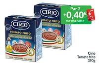 Promotions Cirio tomato frito - CIRIO - Valide de 01/06/2024 à 30/06/2024 chez Intermarche