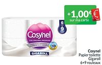 Promotions Cosynel papier toilette gigaroll - Cosynel - Valide de 01/06/2024 à 30/06/2024 chez Intermarche