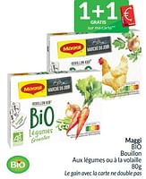Promotions Maggi bio bouillon aux légumes ou à la volaille - MAGGI - Valide de 01/06/2024 à 30/06/2024 chez Intermarche
