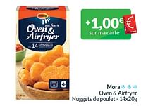 Promotions Mora oven + airfryer nuggets de poulet - Mora - Valide de 01/06/2024 à 30/06/2024 chez Intermarche