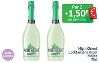 Promotions Night orient cocktail sans alcool mojito - Night orient - Valide de 01/06/2024 à 30/06/2024 chez Intermarche