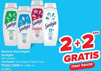 Promoties Douchegel classic care - Sunlight - Geldig van 05/06/2024 tot 17/06/2024 bij Carrefour