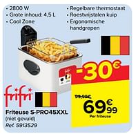 Promoties Frifri friteuse s-pro45xxl - FriFri - Geldig van 05/06/2024 tot 17/06/2024 bij Carrefour