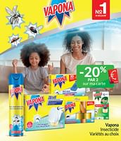 Promotions Vapona insecticide - Vapona - Valide de 01/06/2024 à 30/06/2024 chez Intermarche
