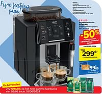 Promoties Krups espressomachine ea910a10 - Krups - Geldig van 05/06/2024 tot 17/06/2024 bij Carrefour