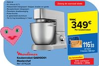 Promoties Moulinex keukenrobot qa810d01 masterchef - Moulinex - Geldig van 05/06/2024 tot 17/06/2024 bij Carrefour