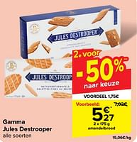 Promoties Amandelbrood - Jules Destrooper - Geldig van 05/06/2024 tot 17/06/2024 bij Carrefour