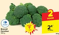 Promoties Broccoli carrefour - Huismerk - Carrefour  - Geldig van 05/06/2024 tot 17/06/2024 bij Carrefour