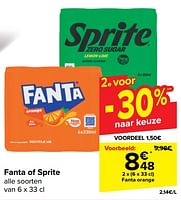 Promoties Fanta orange - Fanta - Geldig van 05/06/2024 tot 17/06/2024 bij Carrefour