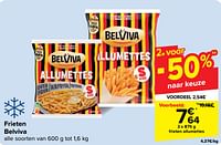 Promoties Frieten allumettes - Belviva - Geldig van 05/06/2024 tot 17/06/2024 bij Carrefour