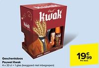 Promoties Geschenkdoos pauwel kwak - Kwak - Geldig van 05/06/2024 tot 17/06/2024 bij Carrefour