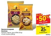Promoties Kroepoek naturel - Conimex - Geldig van 05/06/2024 tot 17/06/2024 bij Carrefour