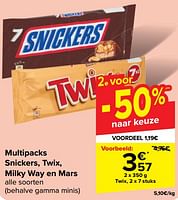 Promoties Multipacks twix - Twix - Geldig van 05/06/2024 tot 17/06/2024 bij Carrefour