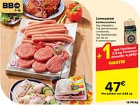 Promoties Zomerpakket barbecuevlees - Huismerk - Carrefour  - Geldig van 05/06/2024 tot 17/06/2024 bij Carrefour