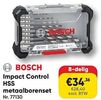 Impact control hss metaalborenset-Bosch