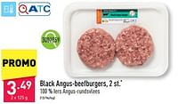 Promoties Black angus-beefburgers - Huismerk - Aldi - Geldig van 17/06/2024 tot 23/06/2024 bij Aldi