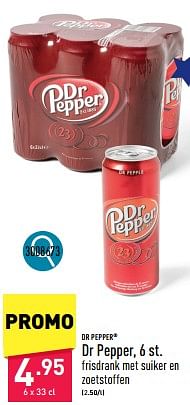 Promoties Dr pepper - Dr. Pepper - Geldig van 19/06/2024 tot 23/06/2024 bij Aldi