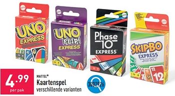 Promoties Kaartenspel - Mattel - Geldig van 19/06/2024 tot 23/06/2024 bij Aldi