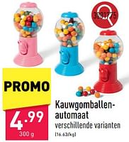 Promoties Kauwgomballen- automaat - Huismerk - Aldi - Geldig van 21/06/2024 tot 23/06/2024 bij Aldi