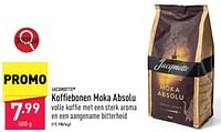 Promoties Koffiebonen moka absolu - JACQMOTTE - Geldig van 21/06/2024 tot 23/06/2024 bij Aldi