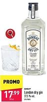 Promoties London dry gin - Bombay - Geldig van 21/06/2024 tot 23/06/2024 bij Aldi