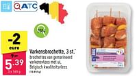 Promoties Varkensbrochette - Huismerk - Aldi - Geldig van 17/06/2024 tot 23/06/2024 bij Aldi