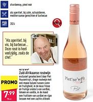 Promoties Zuid-afrikaanse roséwijn - Rosé wijnen - Geldig van 21/06/2024 tot 23/06/2024 bij Aldi