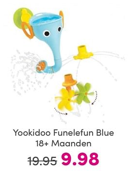 Promoties Yookidoo funelefun blue - Yookidoo - Geldig van 09/06/2024 tot 15/06/2024 bij Baby & Tiener Megastore