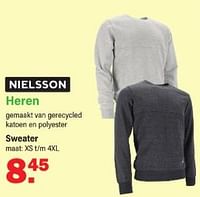 Promoties Sweater - Nielsson - Geldig van 03/06/2024 tot 22/06/2024 bij Van Cranenbroek