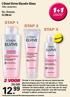 Promoties L’oréal elvive glycolic gloss shampoo - L'Oreal Paris - Geldig van 29/05/2024 tot 15/06/2024 bij De Online Drogist