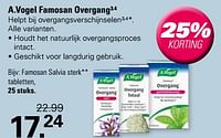 Promoties Famosan salvia sterk tabletten - A. Vogel - Geldig van 29/05/2024 tot 15/06/2024 bij De Online Drogist