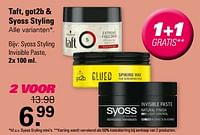 Promoties Syoss styling invisible paste - Syoss - Geldig van 29/05/2024 tot 15/06/2024 bij De Online Drogist