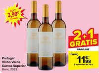 Promotions Portugal vinho verde curvos superior blanc - Vins blancs - Valide de 05/06/2024 à 17/06/2024 chez Carrefour