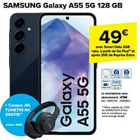 Promotions Samsung galaxy a55 5g 128 gb - Samsung - Valide de 05/06/2024 à 17/06/2024 chez Carrefour
