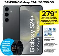 Promotions Samsung galaxy s24+ 5g 256 gb - Samsung - Valide de 05/06/2024 à 17/06/2024 chez Carrefour