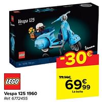 Promotions Vespa 125 1960 - Lego - Valide de 05/06/2024 à 17/06/2024 chez Carrefour